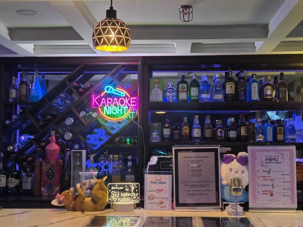 Karaoke place downtown